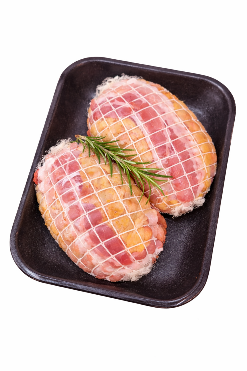 Cosce di pollo sardo arrotolate pronte da cuocere – Il Pollo D'Oro
