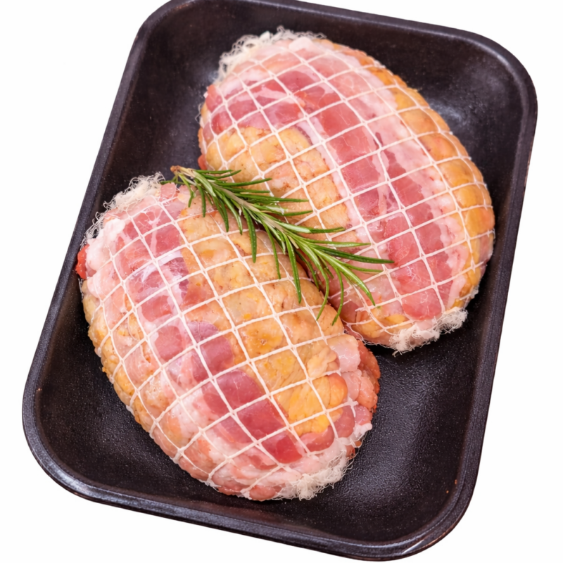 Cosce di pollo sardo arrotolate pronte da cuocere – Il Pollo D'Oro