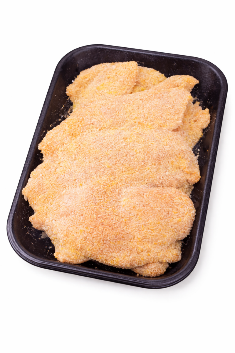 Fettine di pollo sardo impanate croccanti pronte da cuocere – Il Pollo D'Oro