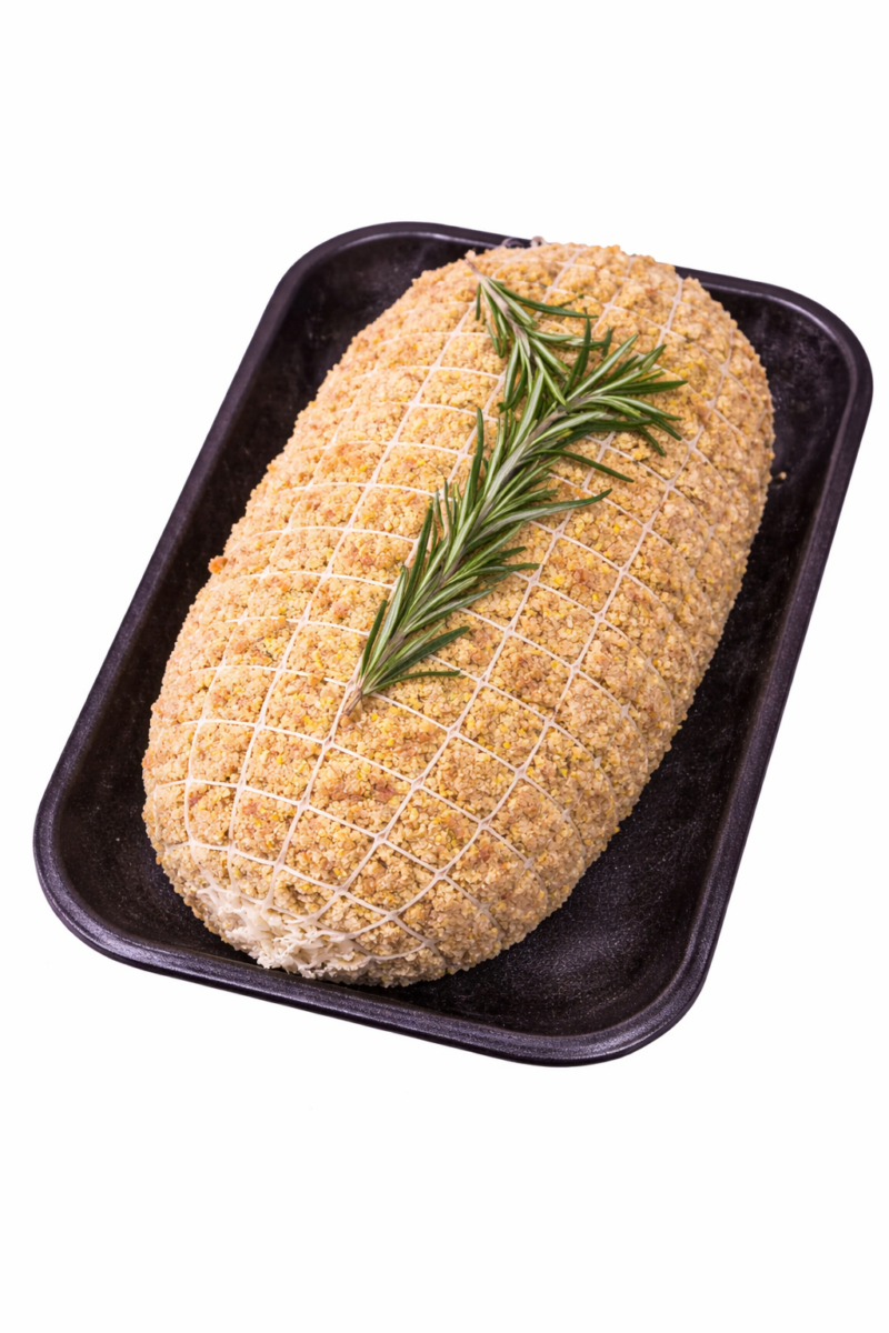 Polpettone ripieno di pollo sardo pronto da cuocere – Il Pollo D'Oro