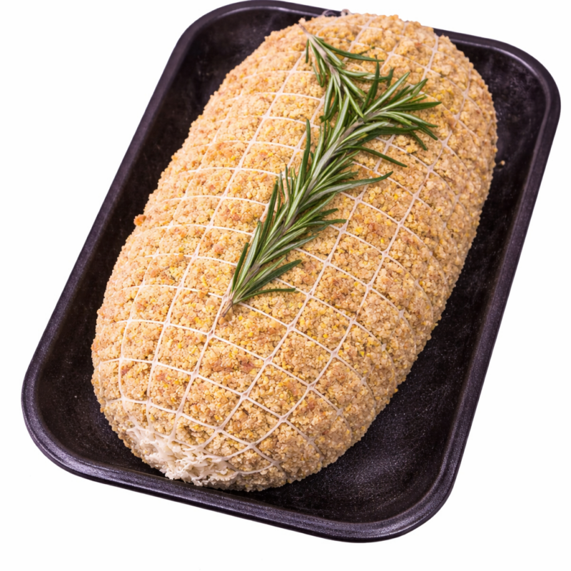 Polpettone ripieno di pollo sardo pronto da cuocere – Il Pollo D'Oro