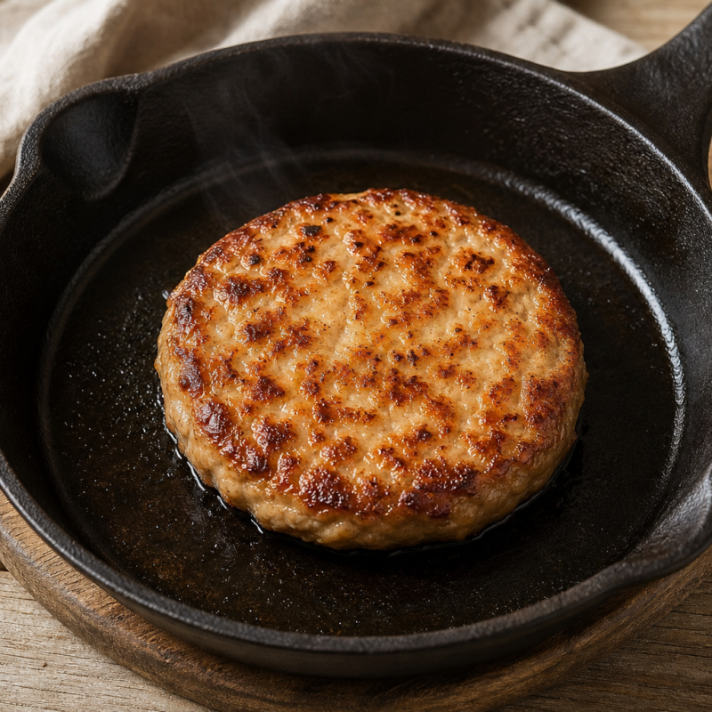 Hamburger di pollo alla griglia (foto illustrativa)