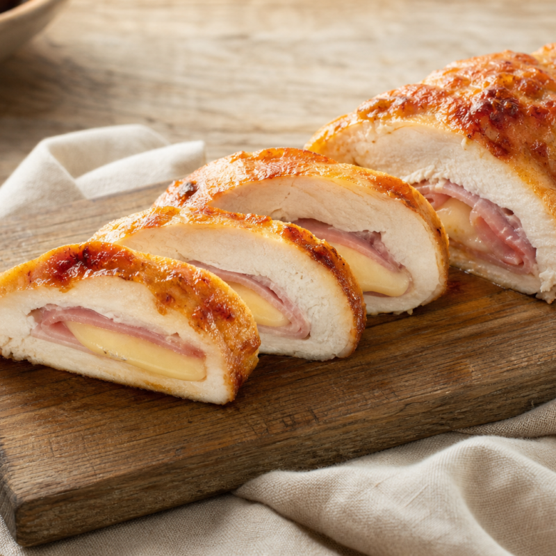 Tramezzini di pollo con prosciutto e formaggio Tramezzini di pollo con prosciutto e formaggio (foto illustrativa)
